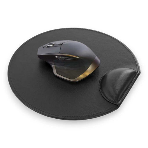 Picture of OSCO BLACK LEATHER MOUSE PAD
